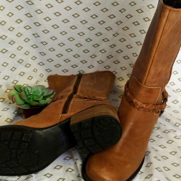 Indigo Brown Boots Size 10 - Picture 2 of 5